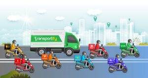 Comparison of On Demand Delivery App Services: Grab, Lalamove, Transportify, MrSpeedy, Happy Move, JoyRide, Move It, Toktok