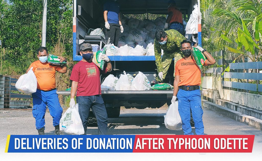 Deliveries of Donation After Typhoon Odette