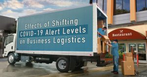 Effects of Shifting COVID-19 Alert Levels on Business Logistics
