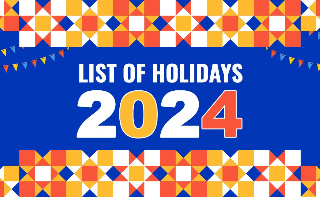 Philippine Holidays and Special NonWorking Days 2024 A Comprehensive