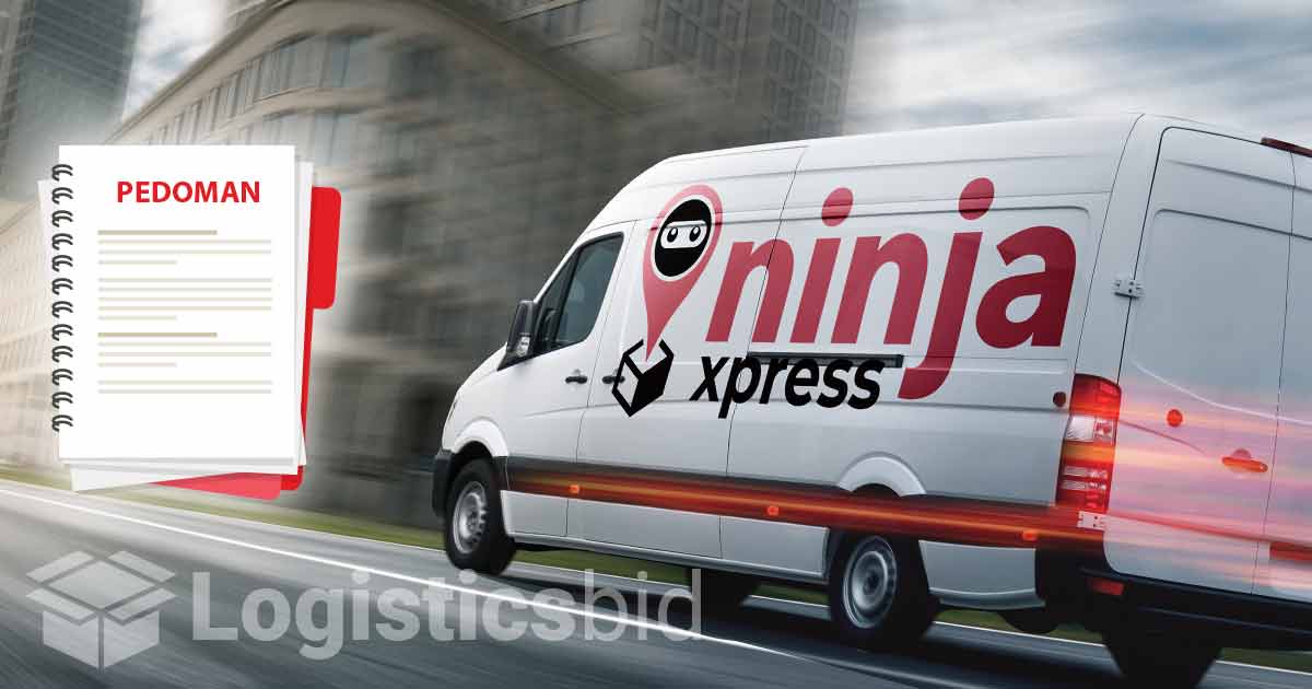 Mobil Van NinjaXpress Berjalan Cepat