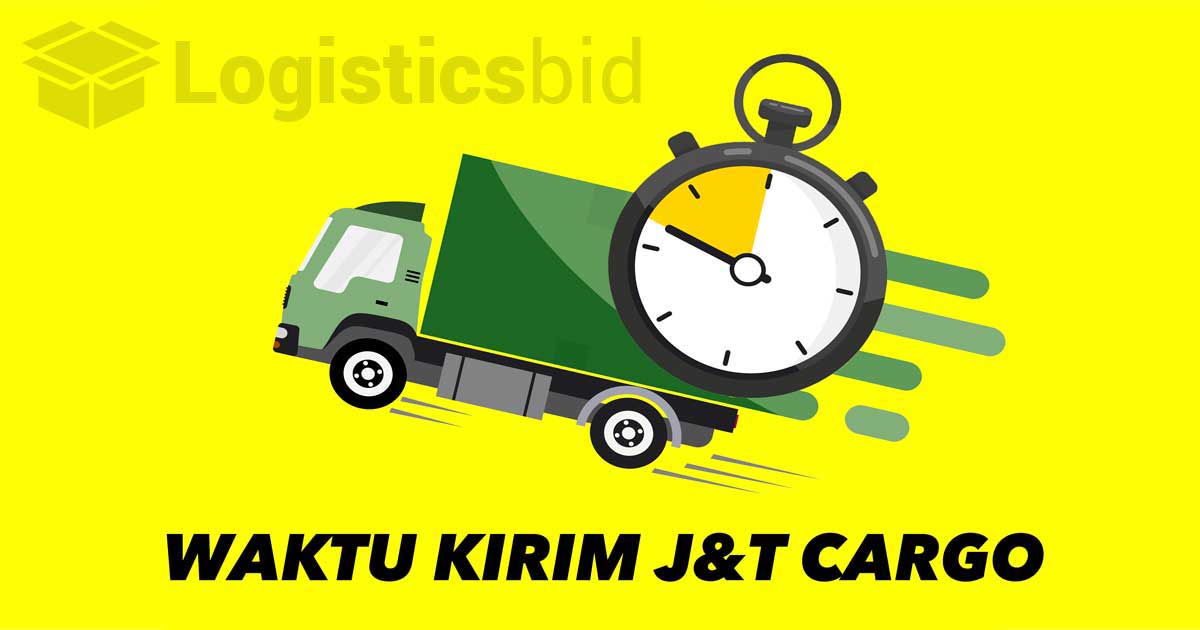 Ilustrasi truk J&T dan waktu kirim