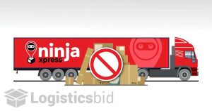 ilustrasi barang ditolak truk ninja xpress